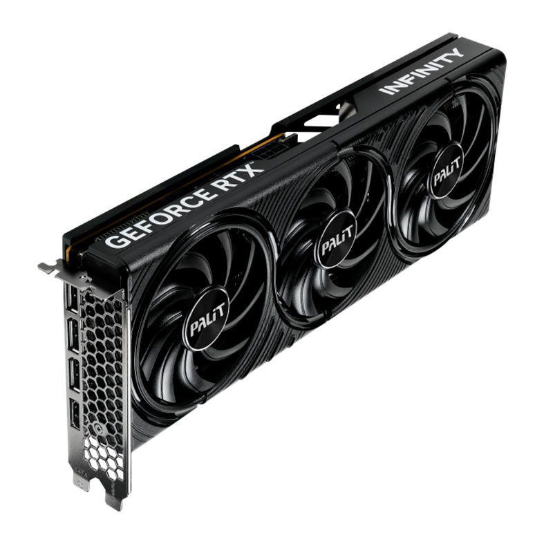 Placa de Video Palit GeForce RTX 5060 Ti Infinity 3, 16GB, GDDR7, 128-bit, NE7506T019T1-GB2061S-NAC - miniatura 4
