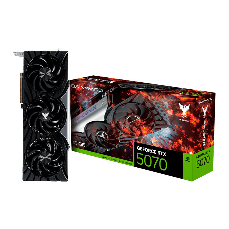 Placa de Video Gainward GeForce RTX 5070 Phoenix, 12GB, GDDR7, 192-bit, NE75070019K9-GB2050X-NAC - miniatura 3