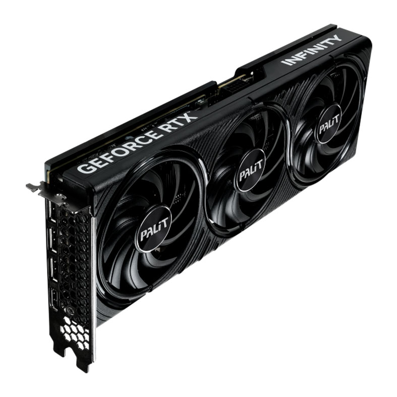 Placa de Video Palit GeForce RTX 5070 Infinity 3 OC, 12GB, GDDR7, 192-bit, NE75070S19K9-GB2050S-NAC - miniatura 4