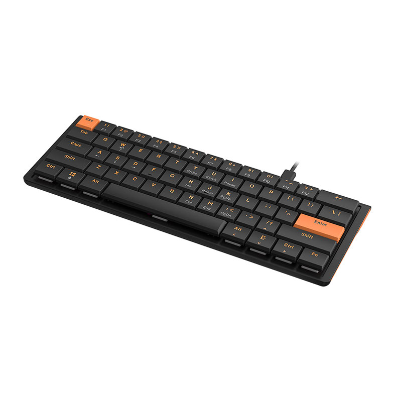 Teclado Mecanico Ajazz NKL61, Switch Vermelho, Preto e Laranja, NKL61-BO - miniatura 6