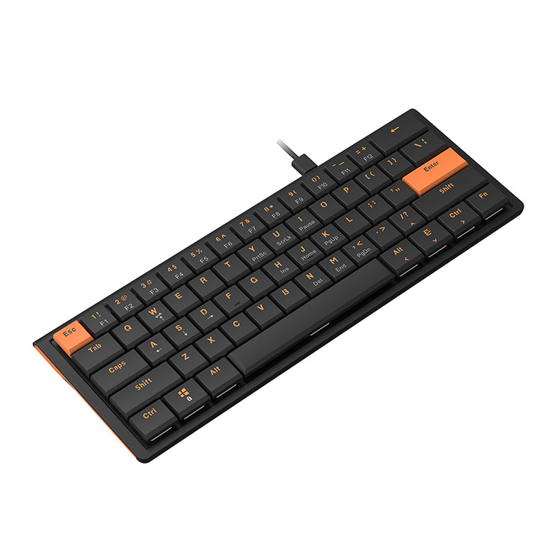 Teclado Mecanico Ajazz NKL61, Switch Vermelho, Preto e Laranja, NKL61-BO - miniatura 3
