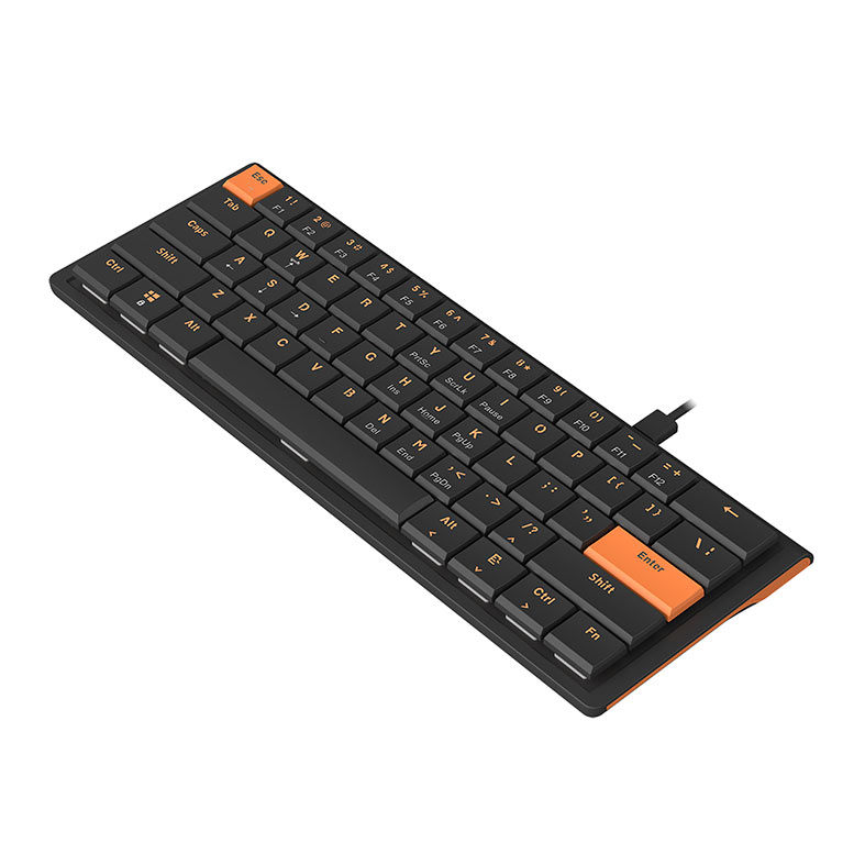 Teclado Mecanico Ajazz NKL61, Switch Vermelho, Preto e Laranja, NKL61-BO - miniatura 4