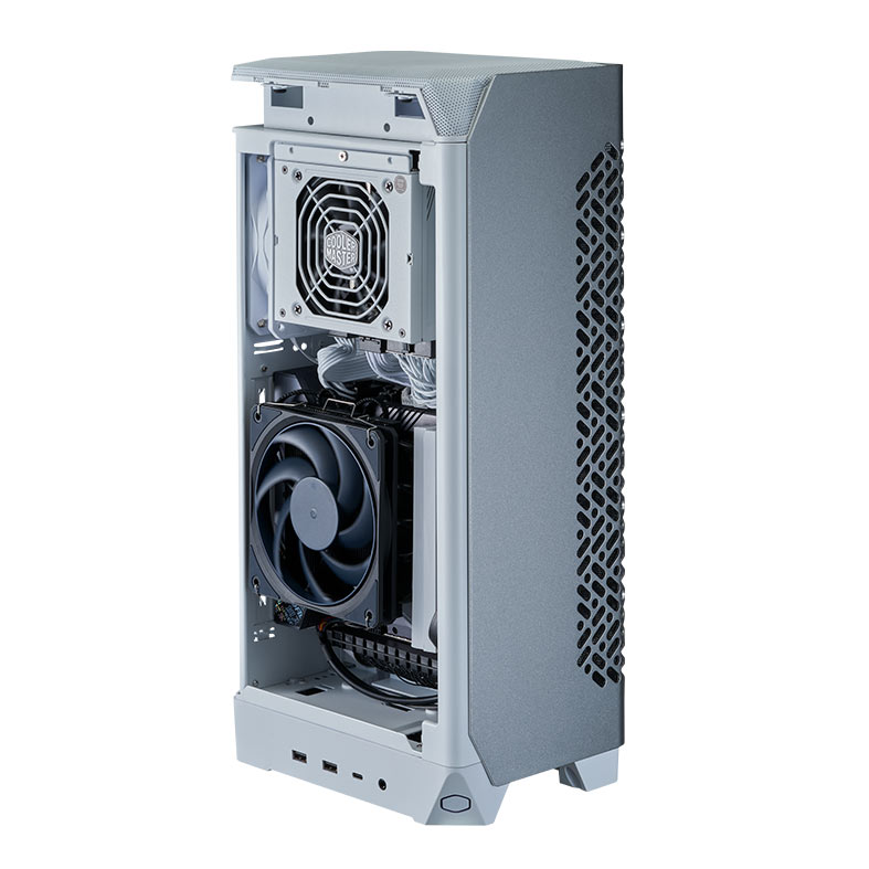 Gabinete Gamer Cooler Master NCore 100 Air, Mini-Tower, Branco, NR100-WNNN-S00 - miniatura 3