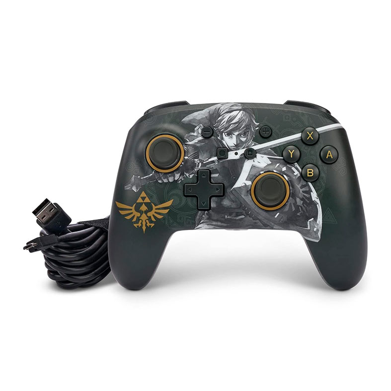 Controle PowerA Battle Ready Link, USB, Para Nintendo Switch, Preto, NSGP0091-01 - miniatura 9