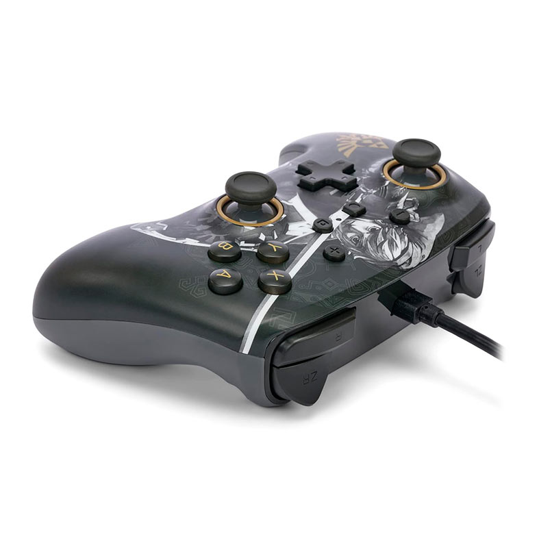 Controle PowerA Battle Ready Link, USB, Para Nintendo Switch, Preto, NSGP0091-01 - miniatura 6