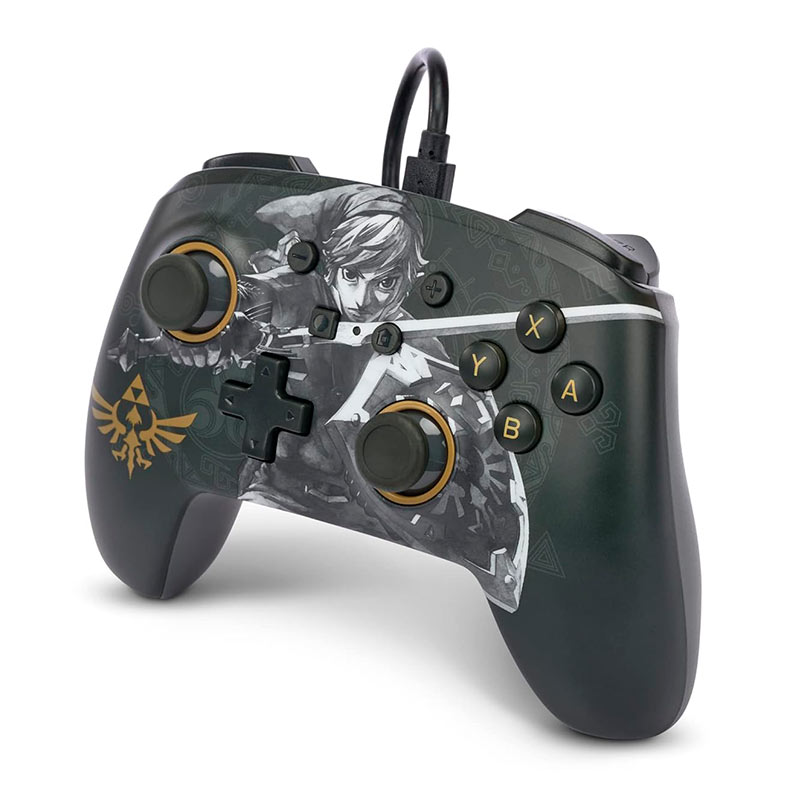 Controle PowerA Battle Ready Link, USB, Para Nintendo Switch, Preto, NSGP0091-01 - miniatura 4