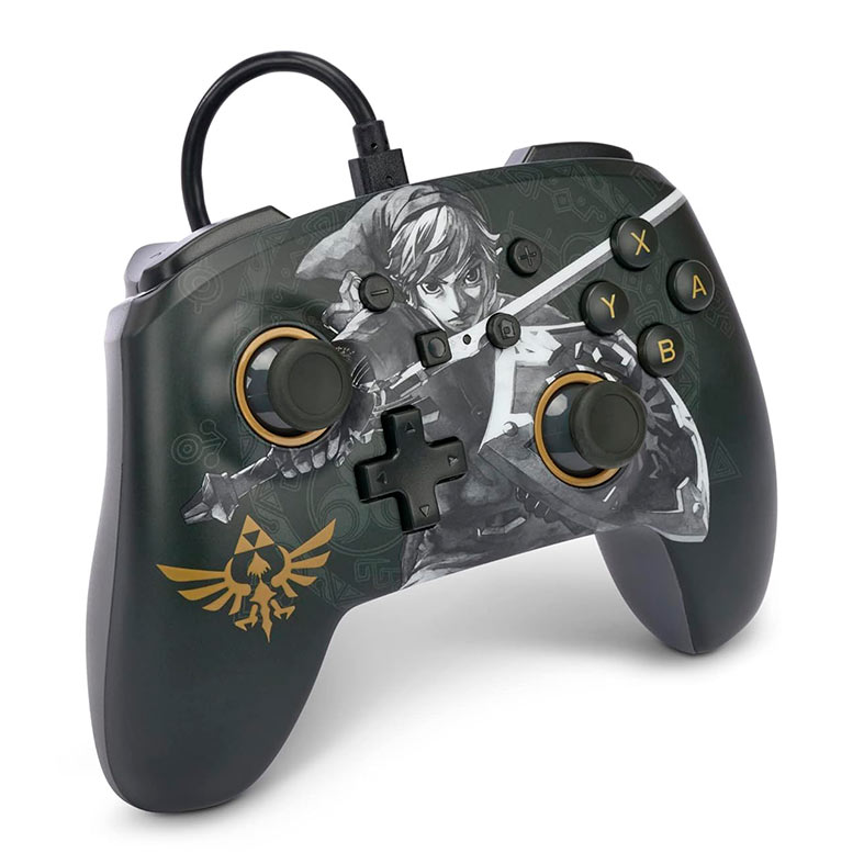 Controle PowerA Battle Ready Link, USB, Para Nintendo Switch, Preto, NSGP0091-01 - miniatura 3