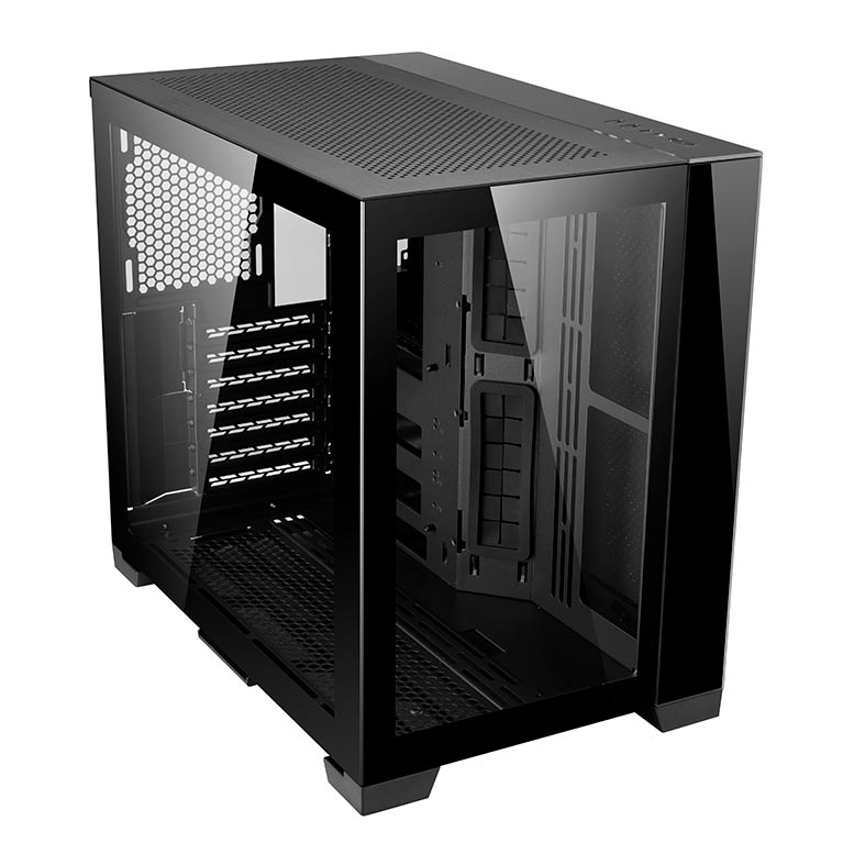 Gabinete Lian Li 011 Dynamic Mini Modular Lateral De Vidro Preto, O11DMINI-X - miniatura 4
