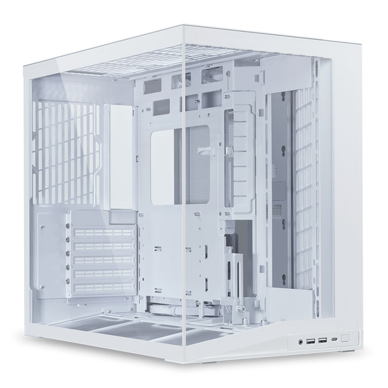 Gabinete Gamer Lian Li O11 Dynamic Mini V2, Mini-Tower, Lateral de Vidro, Branco, O11DMIV2W - imagem 1