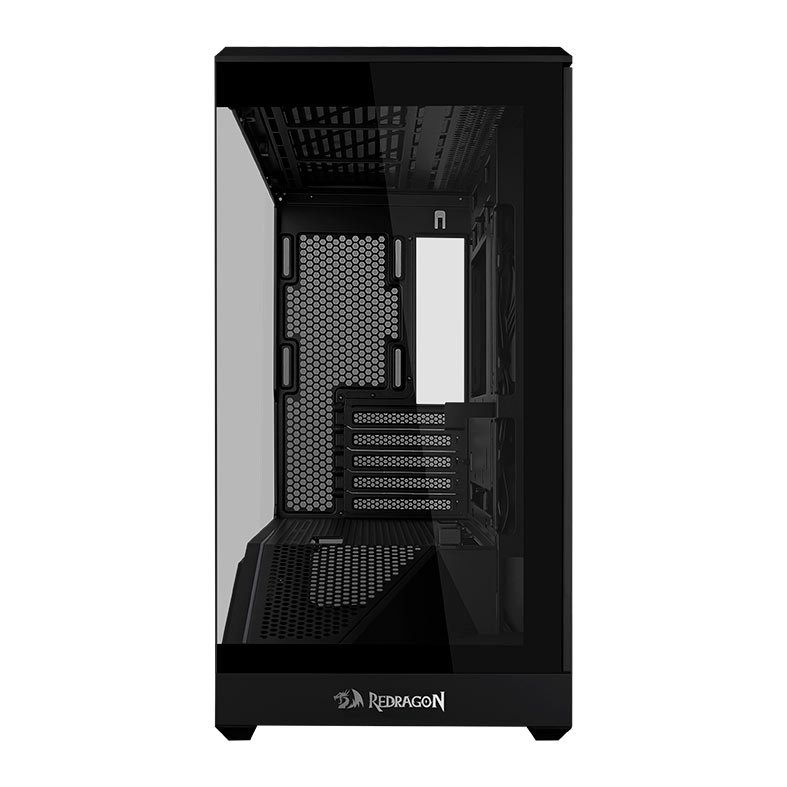 Gabinete Gamer Lian Li Vector V100 Mini X Redragon, ARGB, Mini-Tower, Lateral de Vidro, Com 4 Fans, Preto, OE809RX - miniatura 9