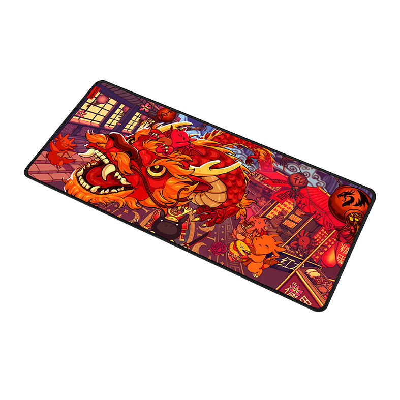 Mousepad Redragon Flick XL Festival do Dragao Special Edition, 900x400x4mm, P032FD - miniatura 4