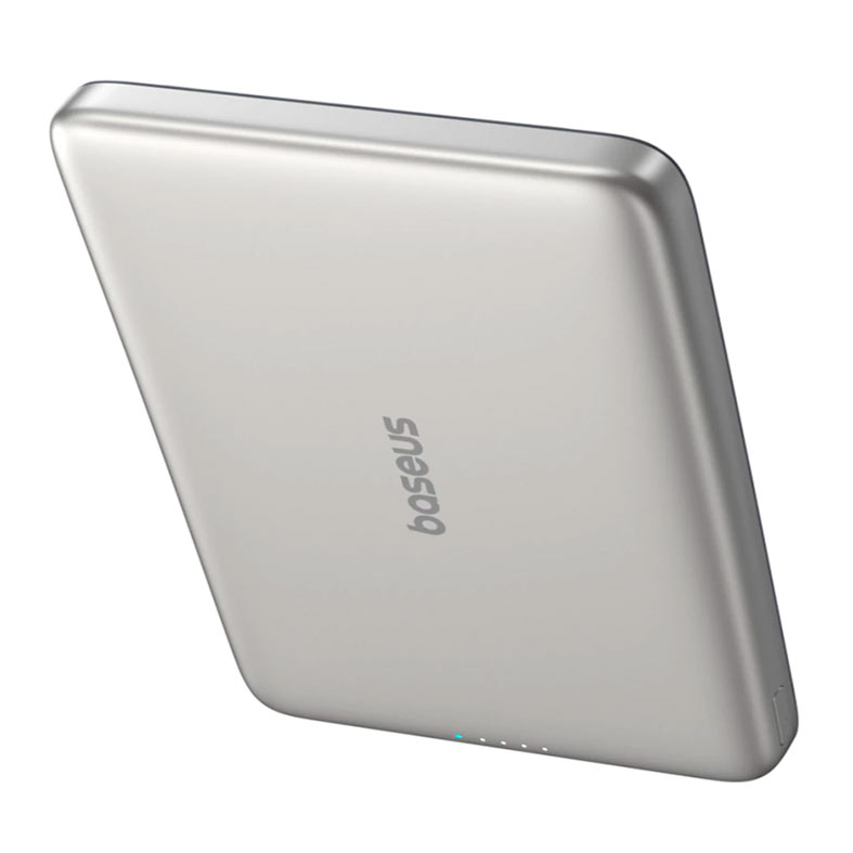 Carregador Portatil Baseus Magsafe Picogo, 5000mAh, 20W Turbo, Titanum Natural, P1007680C853-00