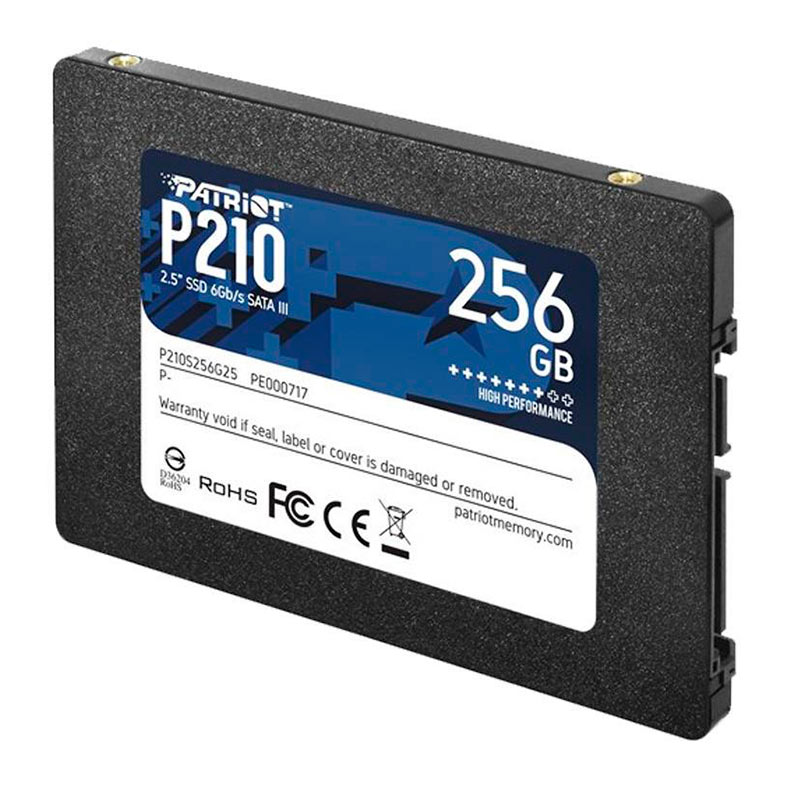 SSD Patriot P210, 256GB, Sata III 6GB/s, Leitura 500MB/s, Gravacao 400MB/s, P210S256G25 - miniatura 4