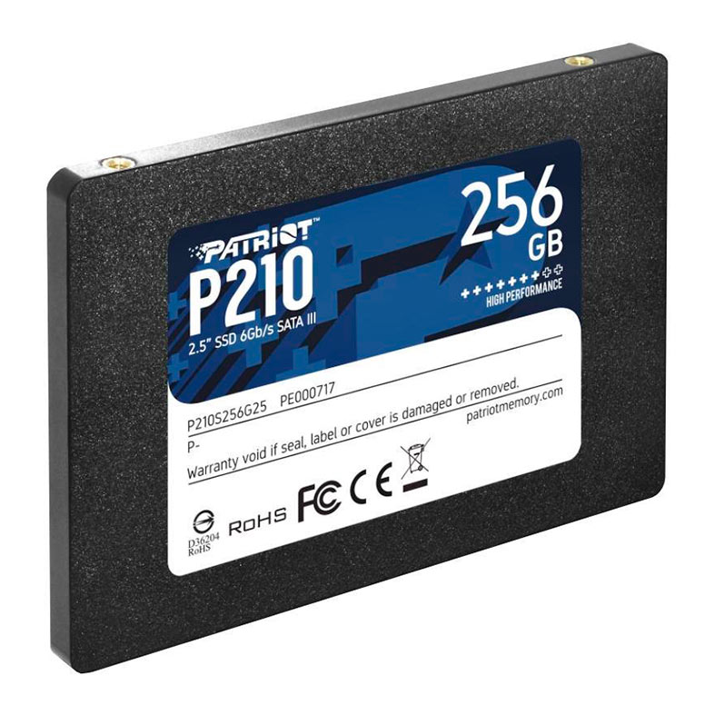 SSD Patriot P210, 256GB, Sata III 6GB/s, Leitura 500MB/s, Gravacao 400MB/s, P210S256G25 - miniatura 3