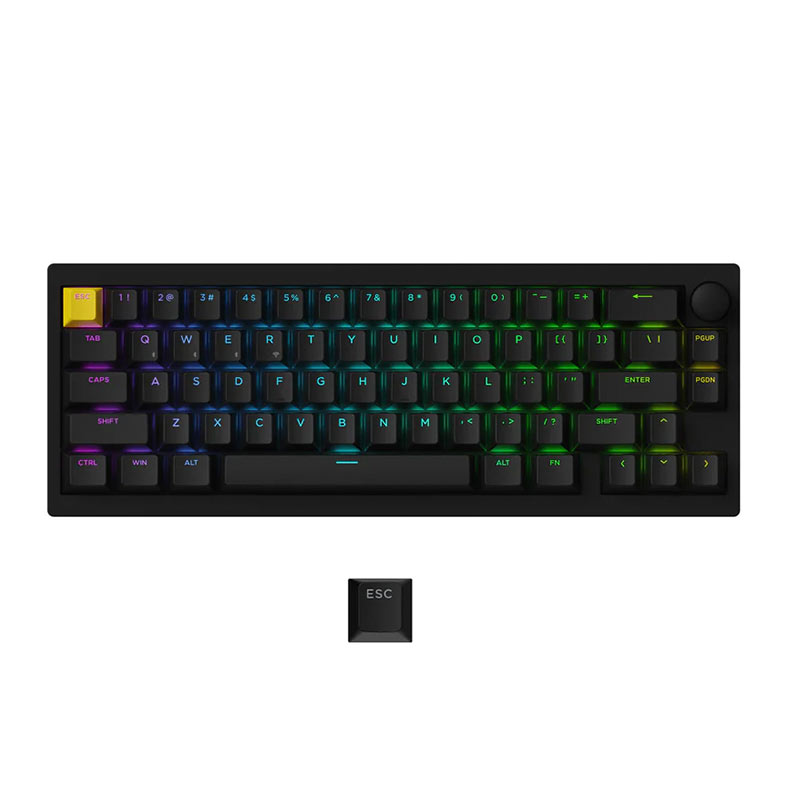 Teclado Magnetico Keychron Lemokey P2 HE, RGB, Switch Gateron Nebula, Wireless, Preto, P2H-M1 - miniatura 3