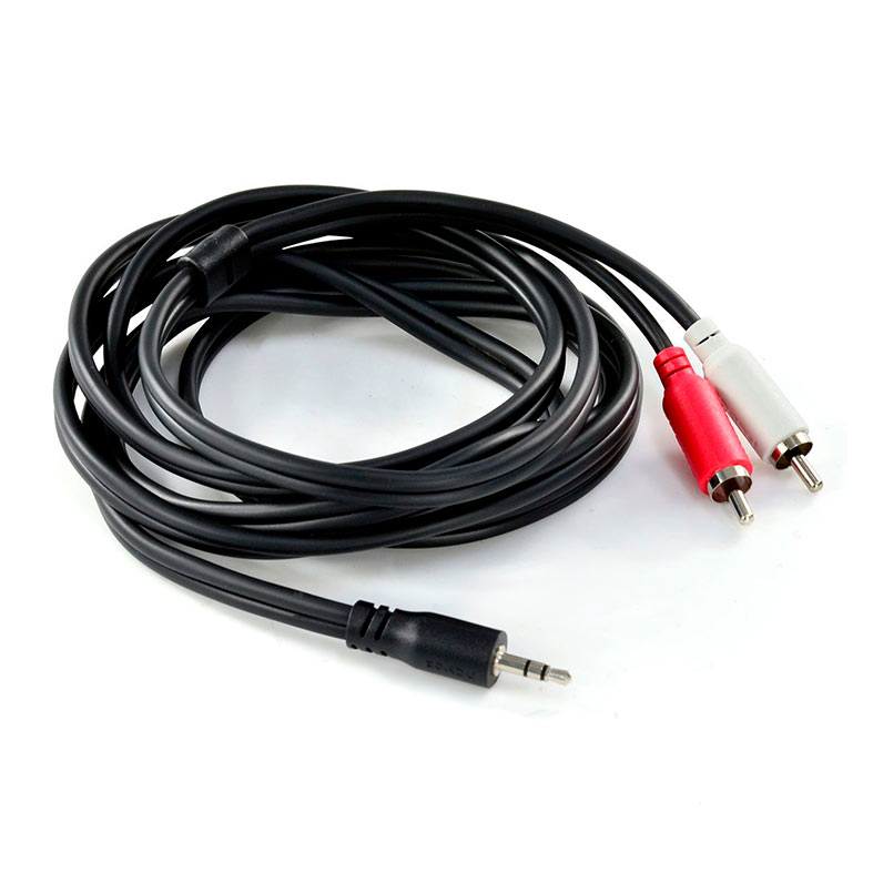Cabo PCYes 2 RCA M Para P2 3.5mm, 2m, P2R35-2 - miniatura 3