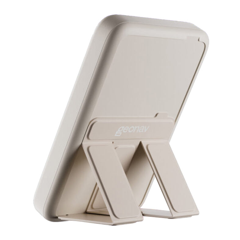 Carregador Portatil Por Inducao Geonav, 10.000 mAh, USB, USB-C, USB-A, Branco, PB10MAGOW - miniatura 3