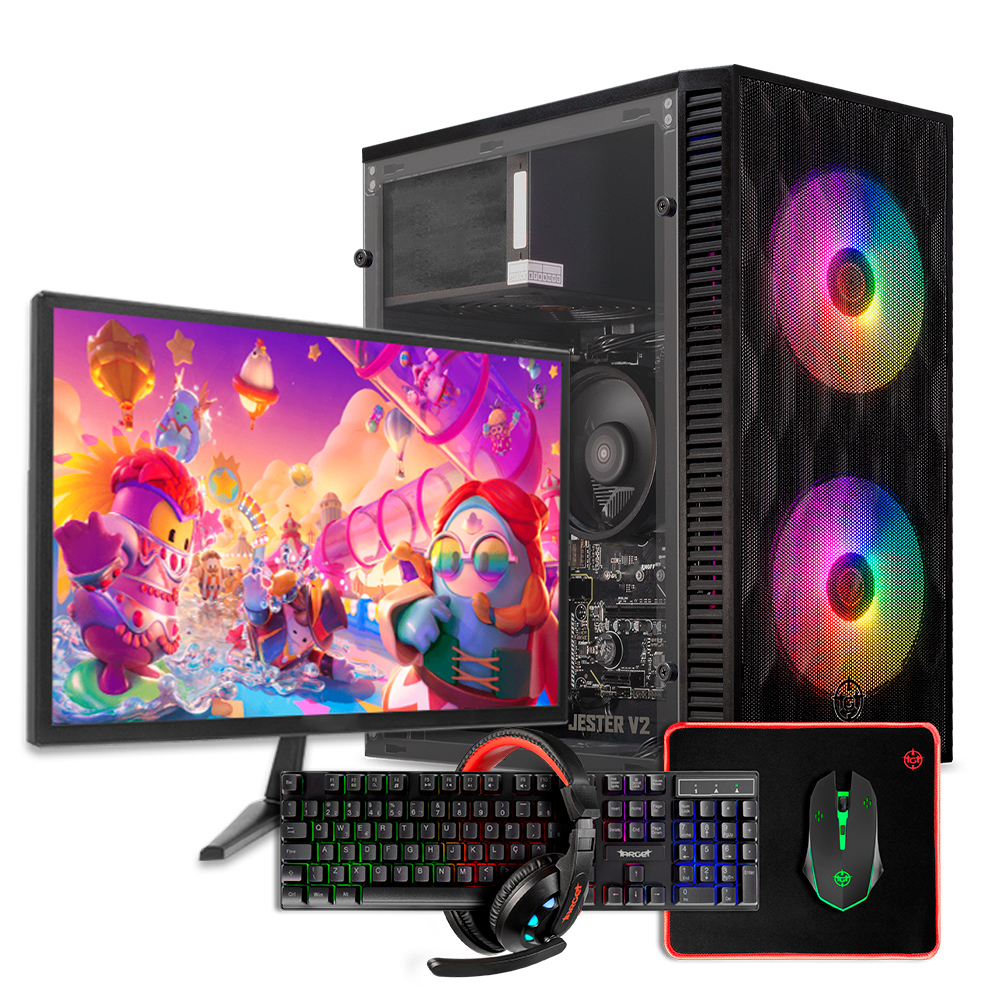 PC Completo Pichau Draconis, AMD Atlhon 3000G, 8GB DDR4, SSD 240GB + Monitor + Kit Periféricos - imagem 1