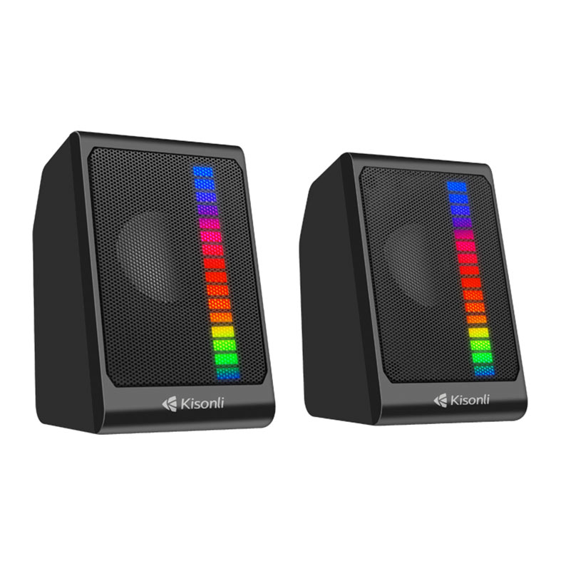 Caixa de Som Kisonli Pulsecore X13, RGB, 6W, USB, Preto, PCE-X13-BL06 - miniatura 3