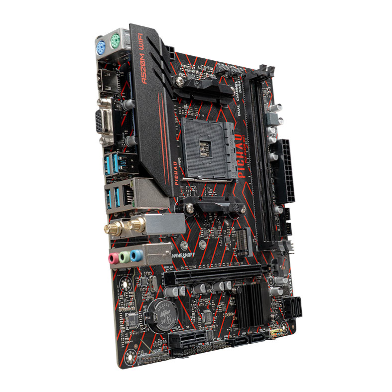 Placa Mae Pichau A520M WiFi, DDR4, Socket AMD AM4, M-ATX, Chipset AMD A520, PCH-A520M-WIFI - miniatura 5