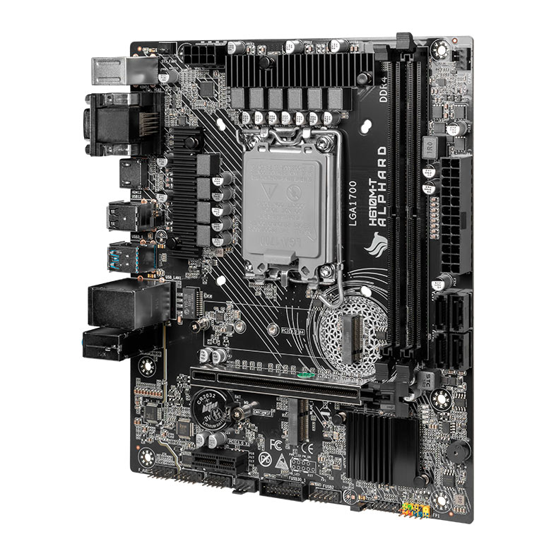 Placa Mae Pichau Alphard H610M-T, DDR4, LGA 1700, M-ATX, Chipset Intel H610, PCH-ALPH610M-T - miniatura 4