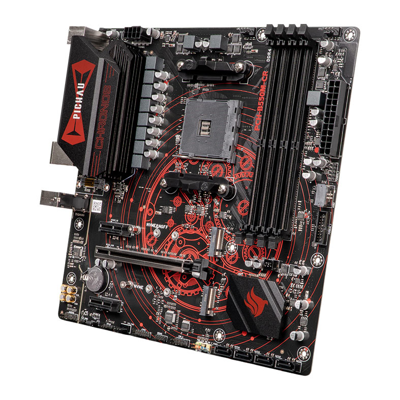 Placa Mae Pichau Chronos B550M-CR, DDR4, Socket AMD AM4, M-ATX, Chipset AMD B550, PCH-B550M-CR - miniatura 5