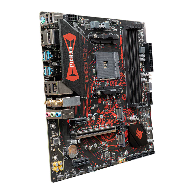 Placa Mae Pichau Chronos B550M-CR WiFi, DDR4, Socket AMD AM4, M-ATX, Chipset AMD B550, PCH-B550M-CRWIFI - miniatura 5