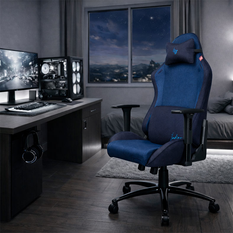 Cadeira Gamer Pichau Donek Signature, Tecido, Indigo, PCH-DKSE-IDO - miniatura 2