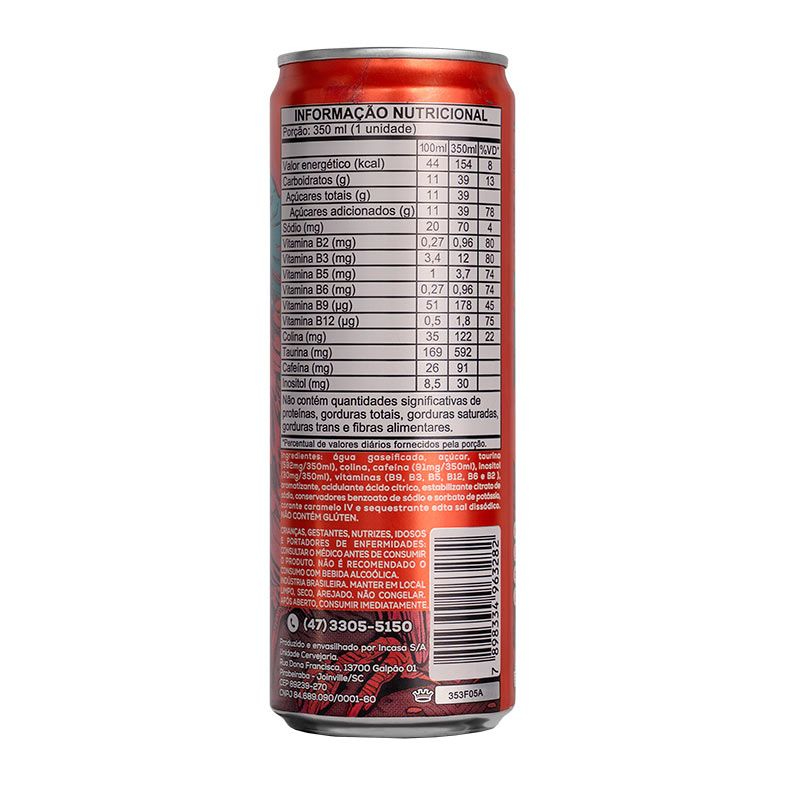 Pack Energetico Pichau Original, 350ml, Com Acucar, Com 3 unidades - miniatura 4