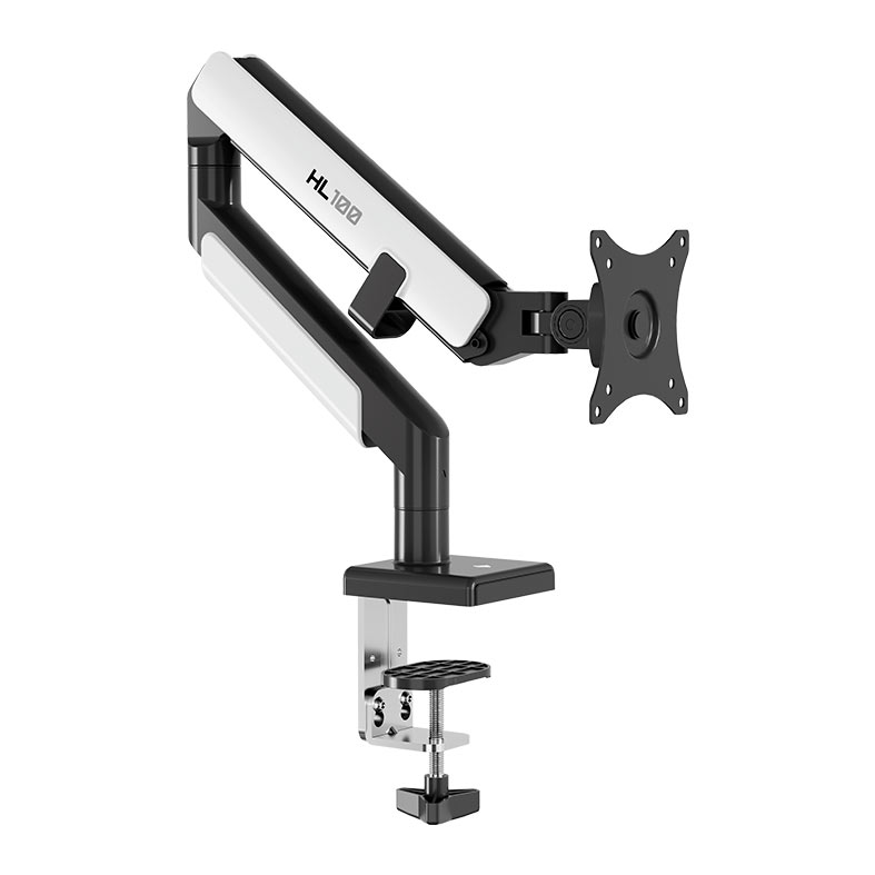 Suporte Articulado Para Monitor Pichau HL100, 17 Pol a 40 Pol, Preto e Branco, PCH-LOT100-BL01 - miniatura 5