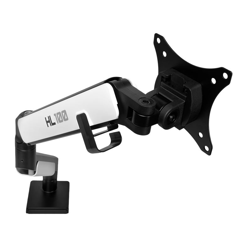 Suporte Articulado Para Monitor Pichau HL100, 17 Pol a 40 Pol, Preto e Branco, PCH-LOT100-BL01 - miniatura 8