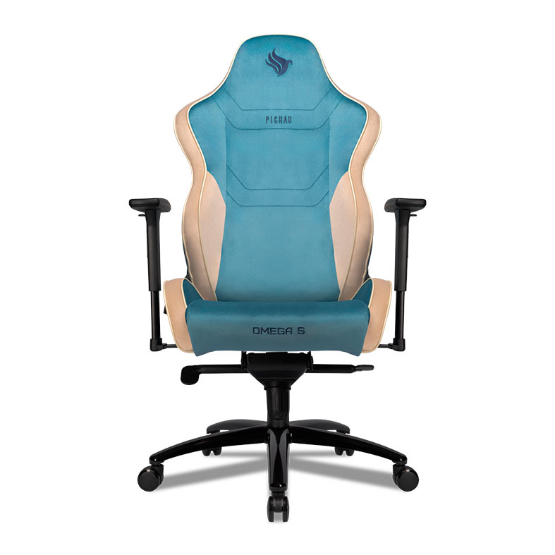 Cadeira Gamer Pichau Omega S, Espuma Moldada, Braco 3D, Azul e Creme, PCH-OMGS-BWT - miniatura 5