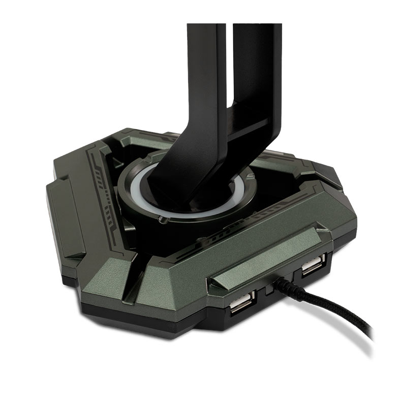 Suporte Para Headset Pichau PhantomRest, RGB, USB, Preto, PCH-PHTR-BL01 - miniatura 4