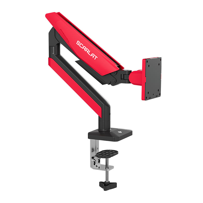 Suporte Articulado Para Monitor Pichau Scarlat, 17 Pol a 42 Pol, Vermelho e Preto, PCH-SRLT-RD01 - miniatura 5