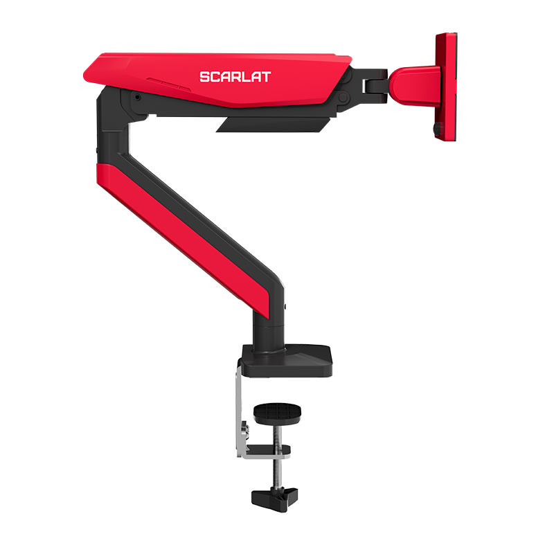 Suporte Articulado Para Monitor Pichau Scarlat, 17 Pol a 42 Pol, Vermelho e Preto, PCH-SRLT-RD01 - miniatura 4