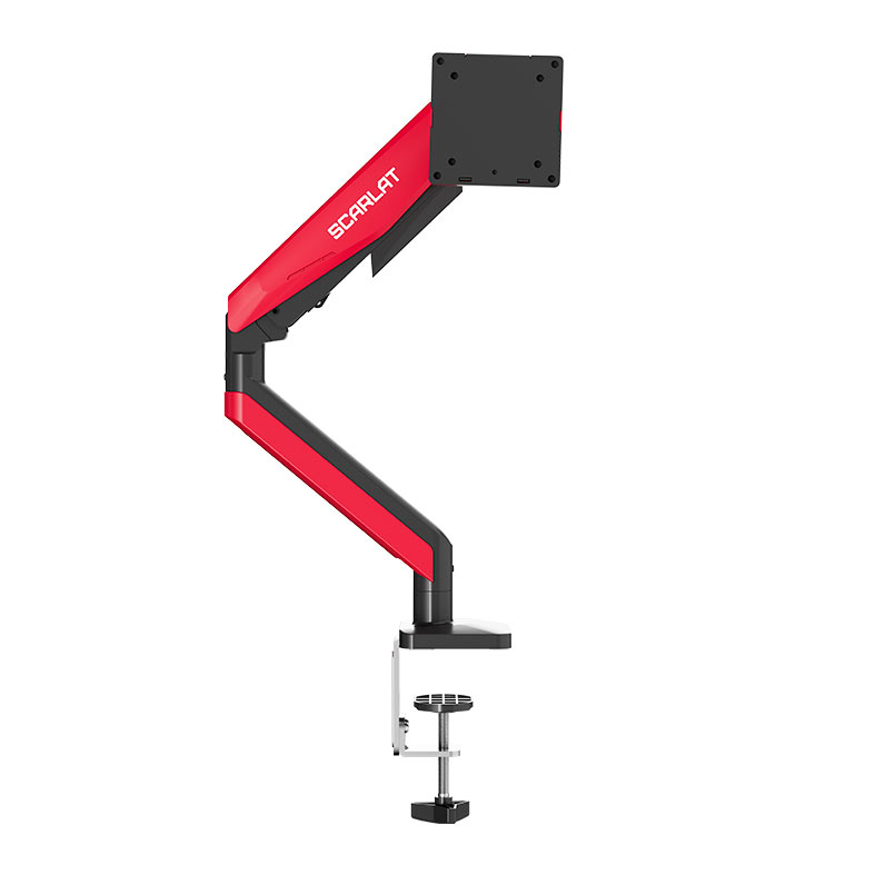 Suporte Articulado Para Monitor Pichau Scarlat, 17 Pol a 42 Pol, Vermelho e Preto, PCH-SRLT-RD01 - miniatura 6