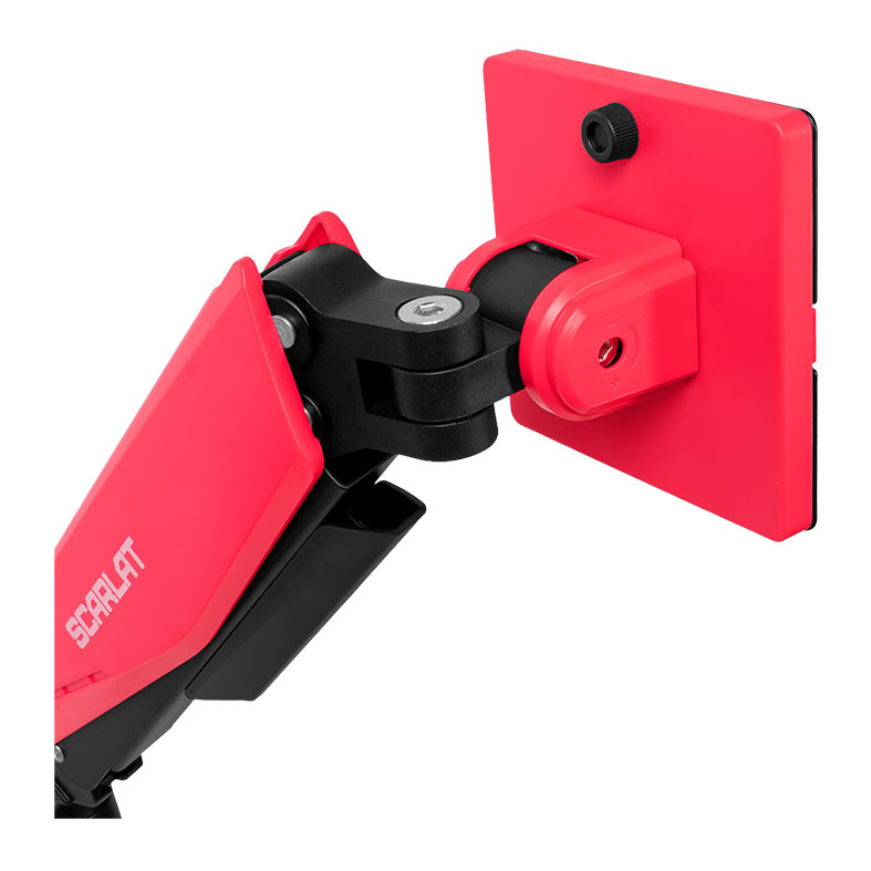 Suporte Articulado Para Monitor Pichau Scarlat, 17 Pol a 42 Pol, Vermelho e Preto, PCH-SRLT-RD01 - miniatura 7