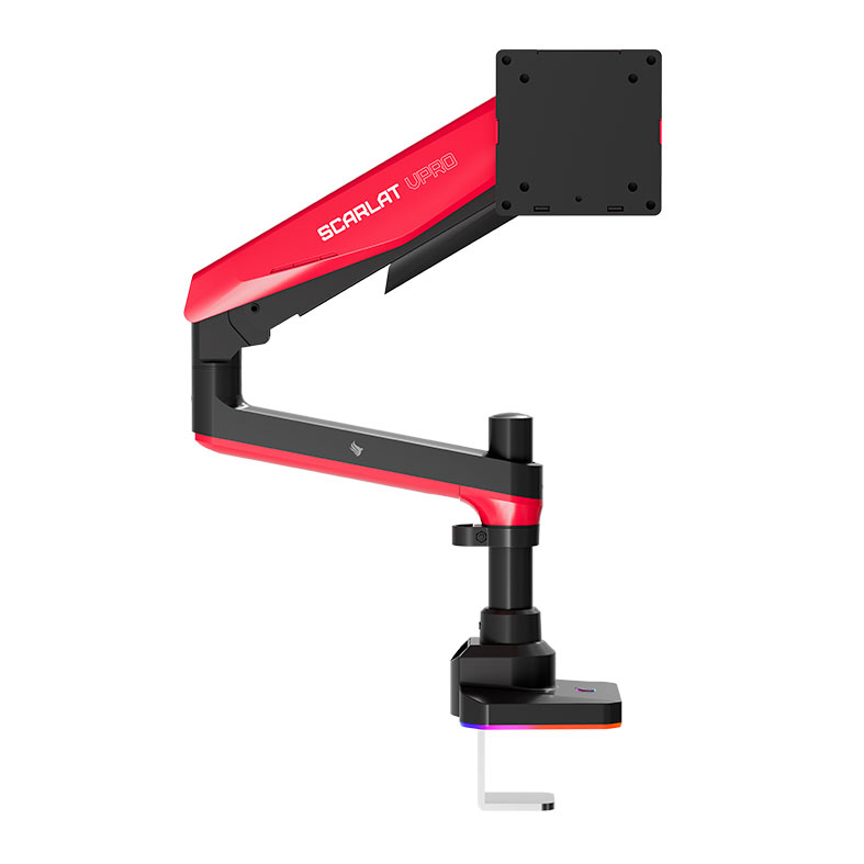 Suporte Articulado Para Monitor Pichau Scarlat VPro, RGB, 17 Pol a 42 Pol, Vermelho e Preto, PCH-SRLTPRO-RD01 - miniatura 3