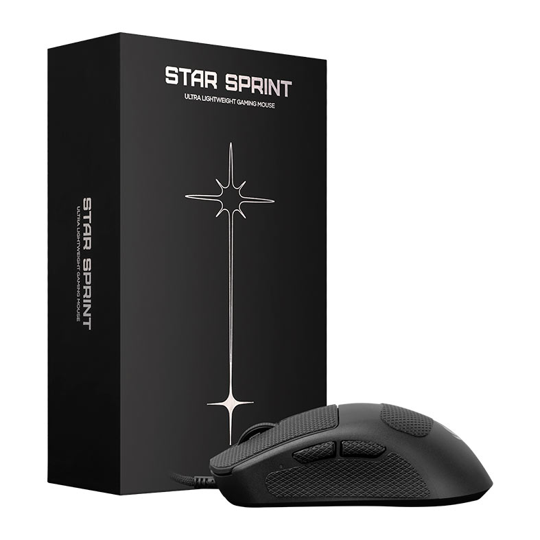 Mouse Gamer Pichau Star Sprint, Ultra Leve 46g, 26000DPI, 5 Botoes, 1000Hz, PAW3395, Preto, PCH-SSB-BLK - miniatura 10