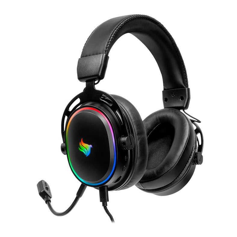 Headset Gamer Pichau Vega, Drivers 50mm, Preto, PCH-VGA-BL01 - miniatura 4