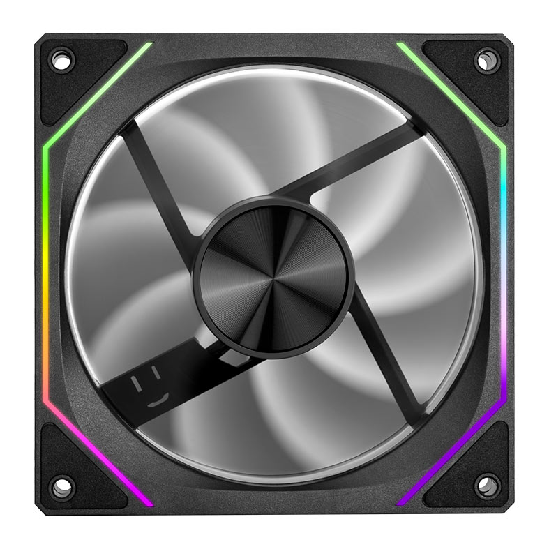 Ventoinha Pichau Ventus NX, ARGB, 120mm, Preto, PCH-VTN-BK01 - miniatura 3