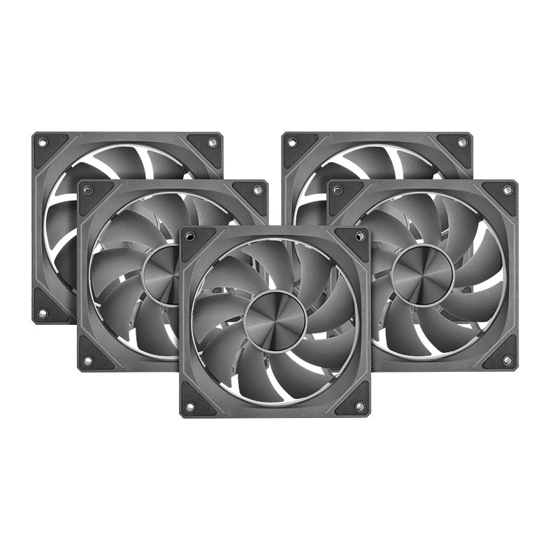 Kit Ventoinhas Pichau Ventus NX, ARGB, 5x120mm, Preto, PCH-VTNX5-BK01 - miniatura 4
