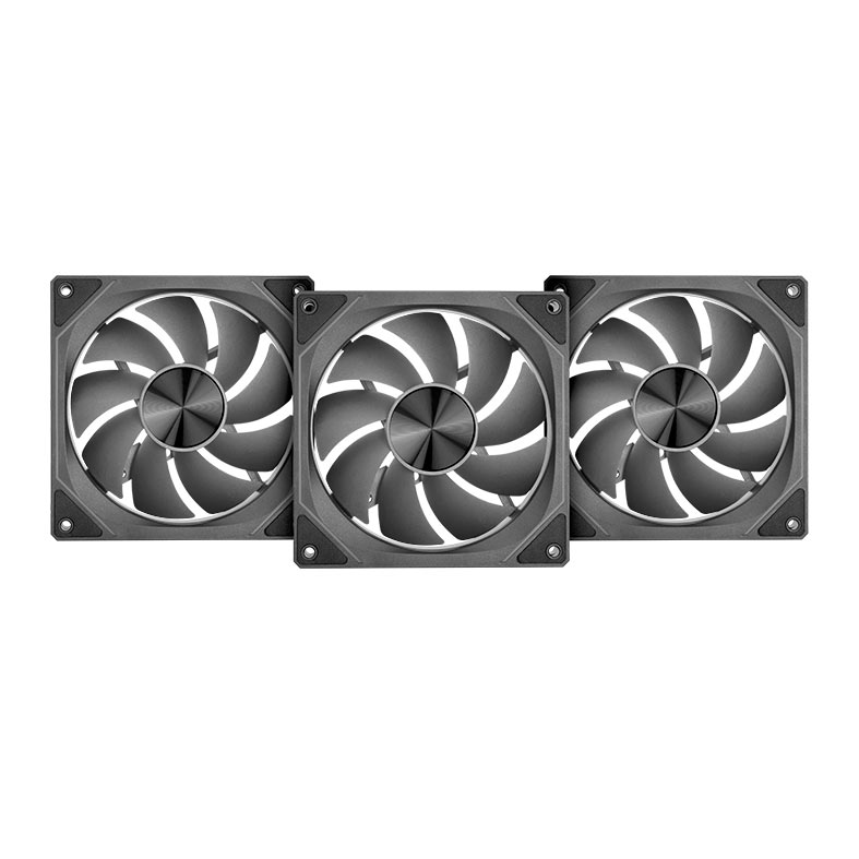 Kit Ventoinhas Pichau Ventus NX Reverse, ARGB, 3x120mm, Preto, PCH-VTNXR3-BK01 - miniatura 4