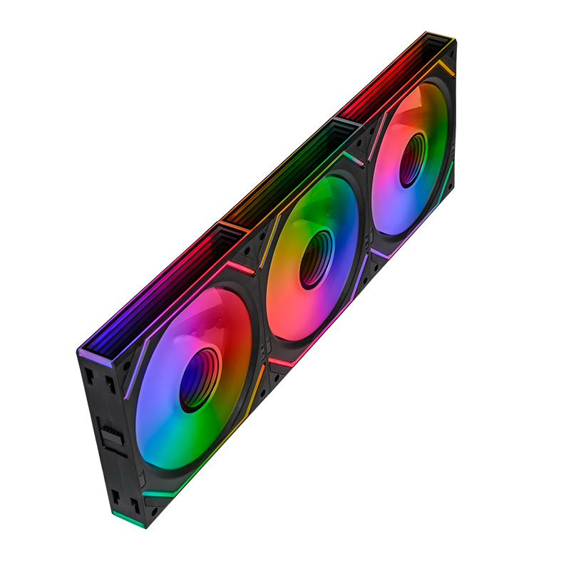 Kit Ventoinhas Pichau Zephyrus, 3x120mm, Preto, PCH-ZEPH-BK01 - miniatura 5