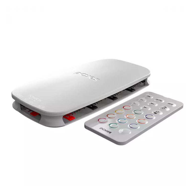 Controladora Pcyes Light Core, 9 Portas PWM+ARGB, Branco, PELC9PGBR - miniatura 4