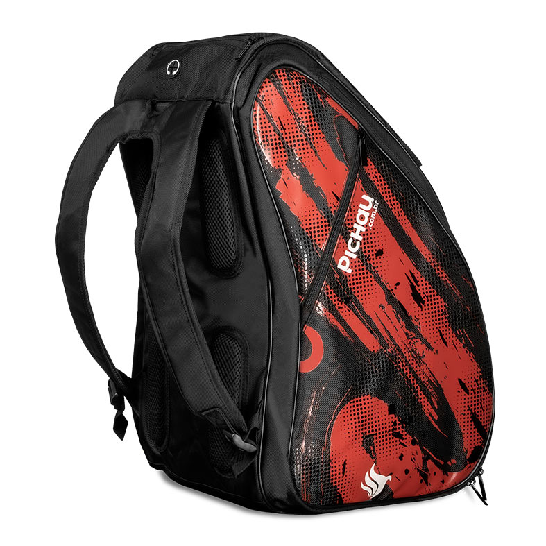 Raqueteira Pichau Elite Pro, Preto e Vermelho, PES-RKB-ELI - miniatura 4