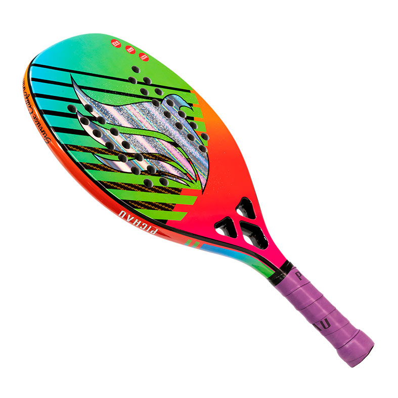 Raquete De Beach Tennis Pichau Sunrise California Face 18k Carbon, PES-RKT-SC - miniatura 3