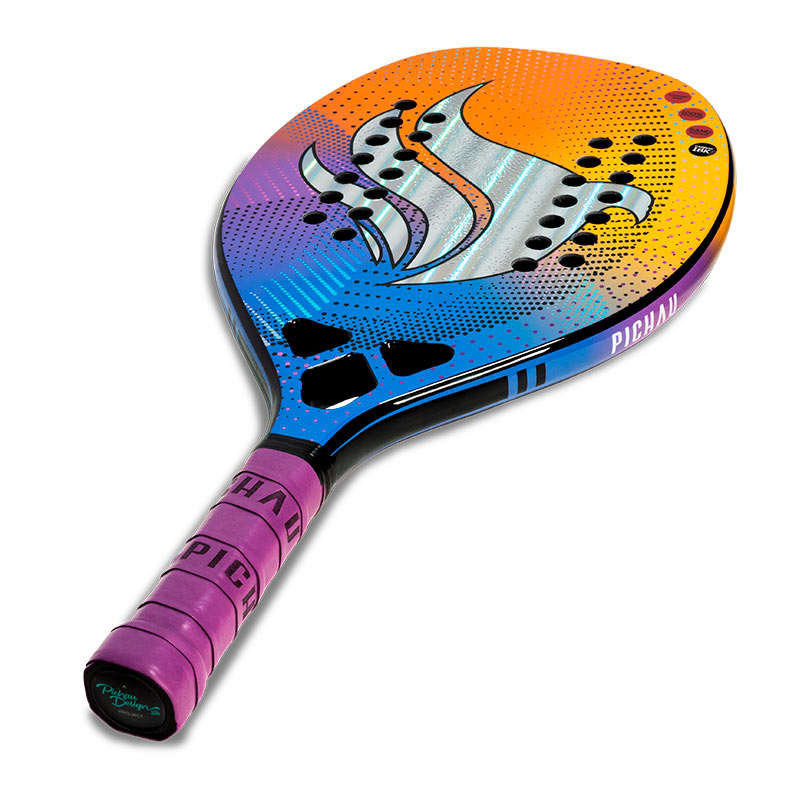 Raquete de Beach Tennis Pichau Nazareth Beach Face 18K Carbon, PES-RKT18-NB - miniatura 3