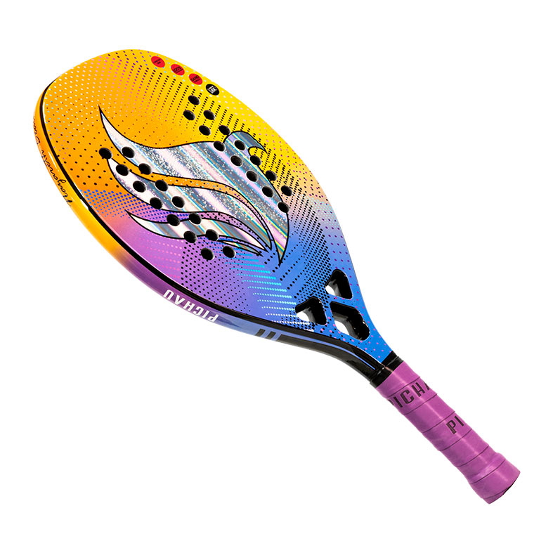 Raquete de Beach Tennis Pichau Nazareth Beach Face 18K Carbon, PES-RKT18-NB - miniatura 4