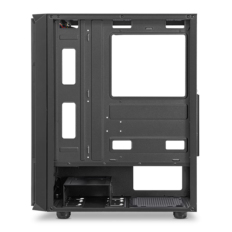 Gabinete Gamer Pichau Apus Black, Mid-Tower, Lateral de Vidro Temperado, Com 3 Fans, Preto, PG-APS-BLK01 - miniatura 6
